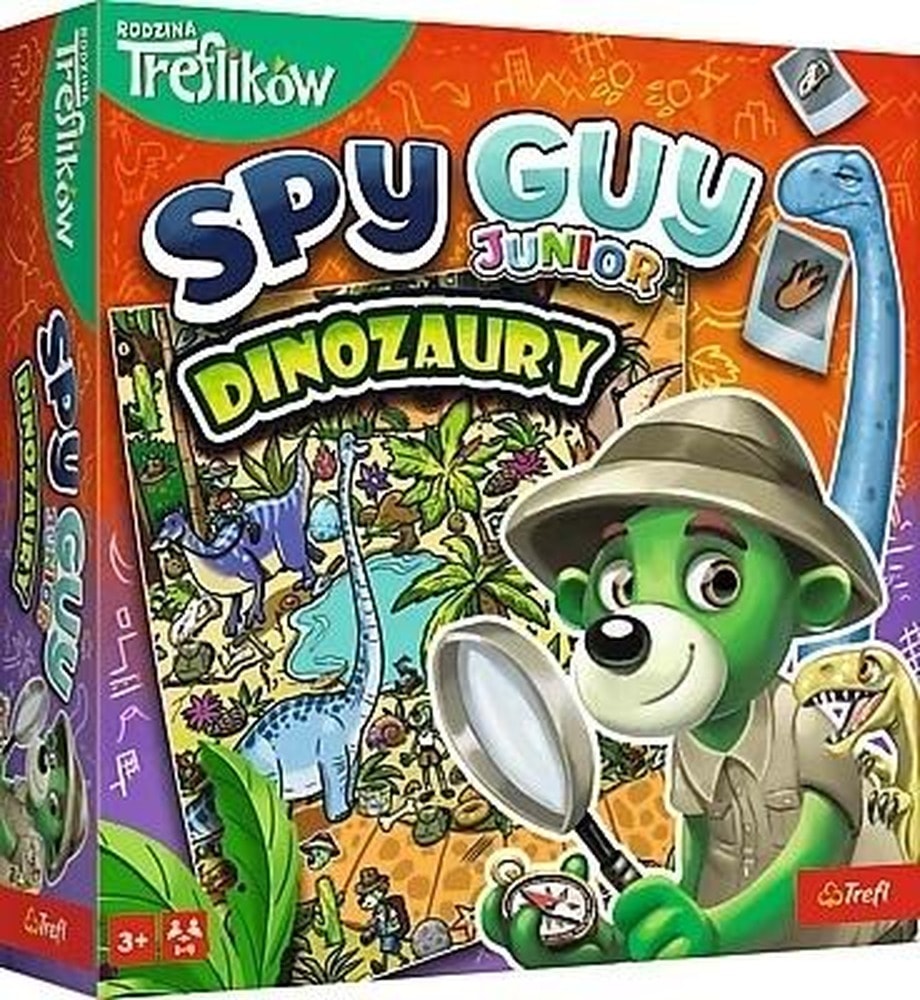 Trefl Spy Guy Junior Dinosaurs - cooperative game for young detectives