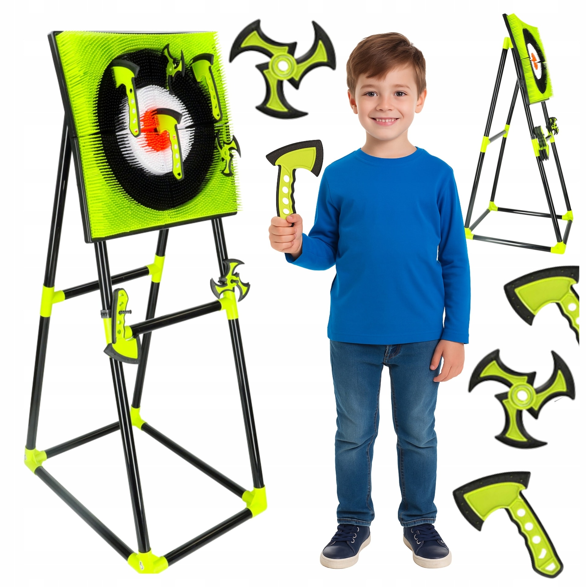 TOSSIT Dart game with silicone suction cups - Starter Set, red and green