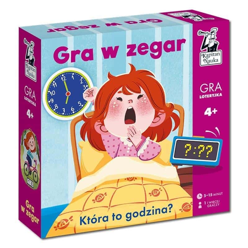 Kapitan Nauka Clock game What time is it? - Educational fun for preschoolers