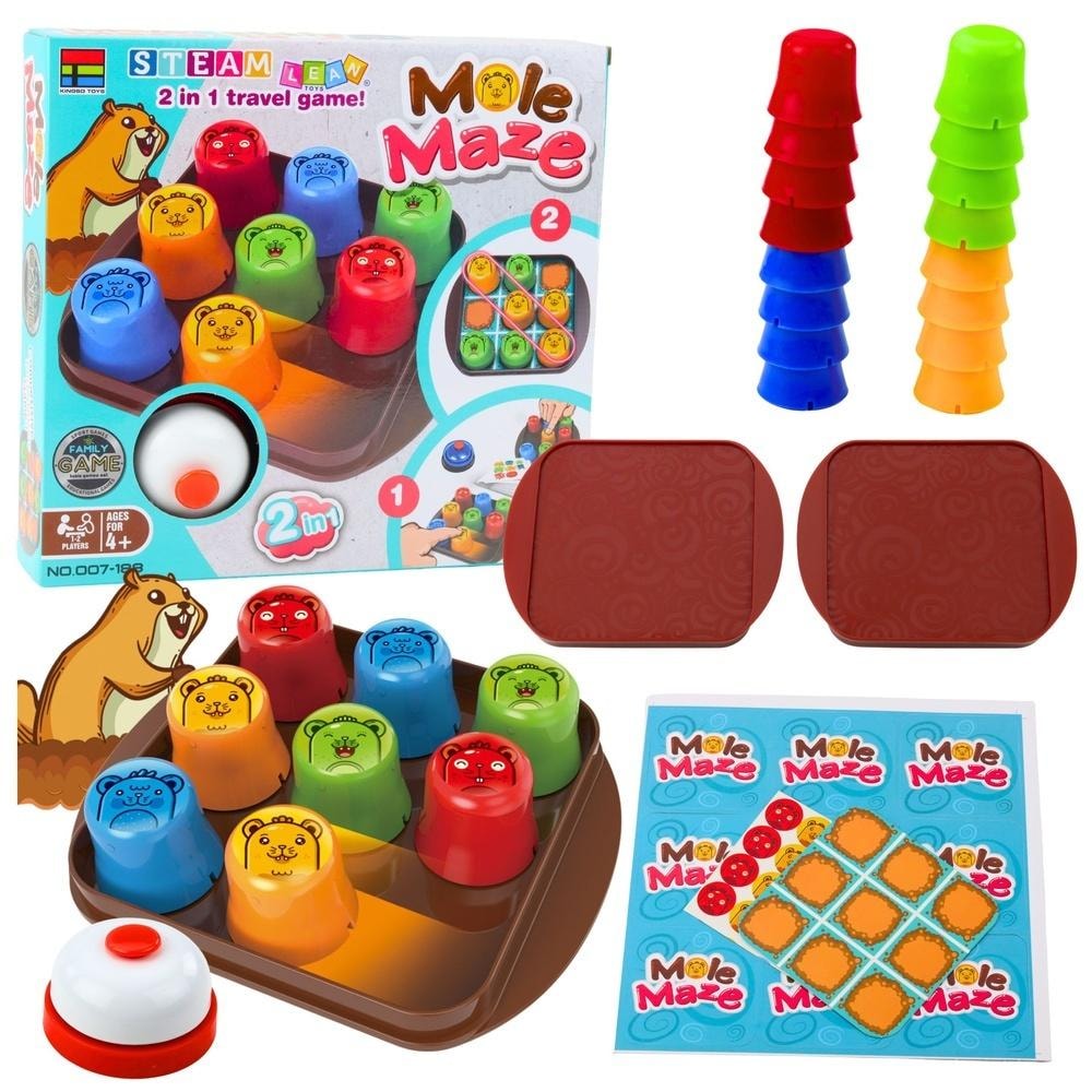 Skill game Mole Maze 2in1 - educational fun for every child