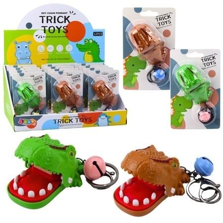 Dinosaur Dentist 2in1 Skill Game - Keychain pendant for everyone