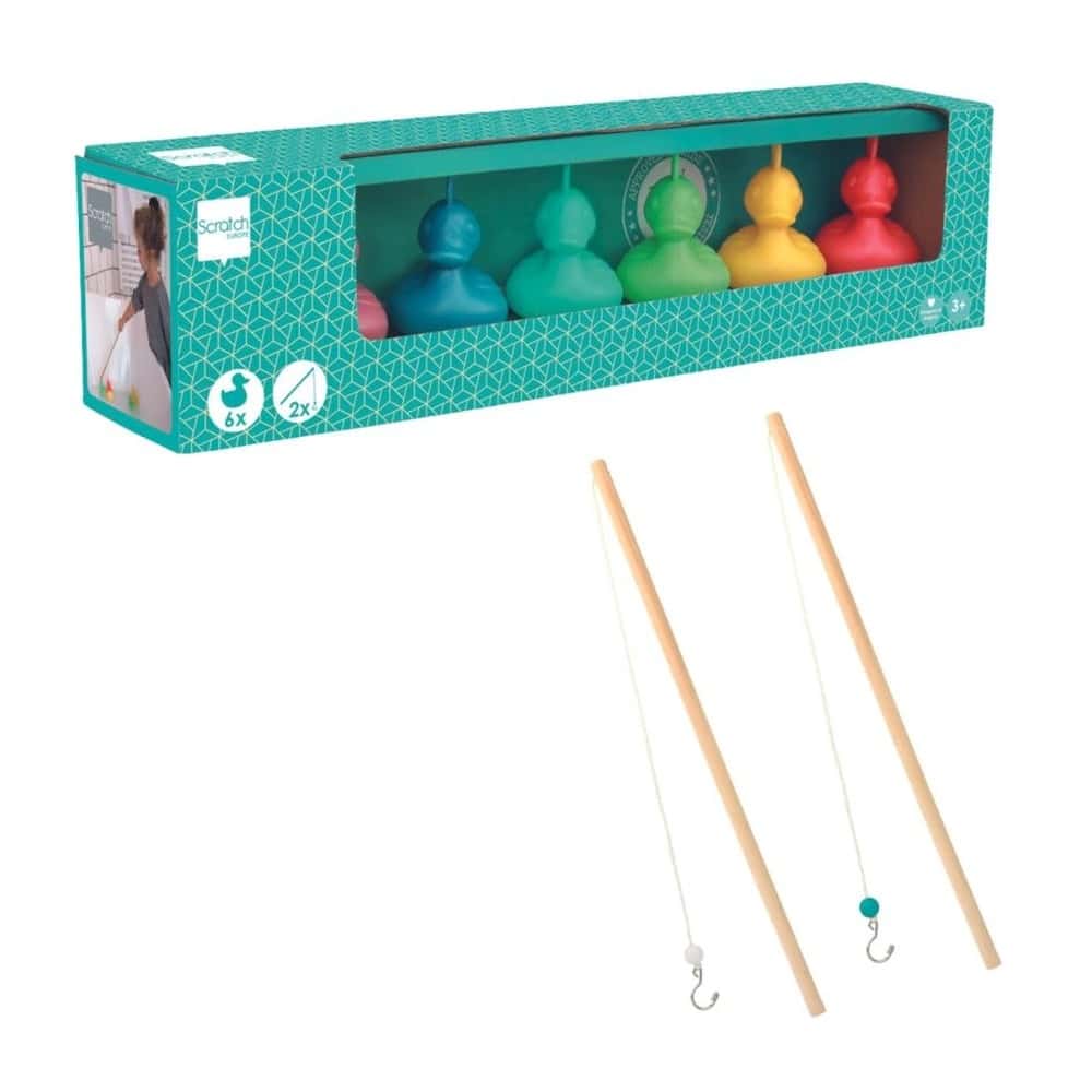 Game fishing for coral ducklings - Dexterity game for children