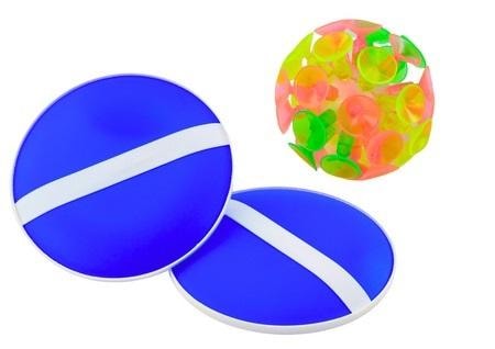 Skill game set Paddles with ball and suction cups - ideal for summer