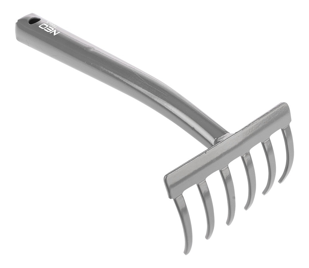 NEO TOOLS Garden rake 6 teeth - ideal for garden care