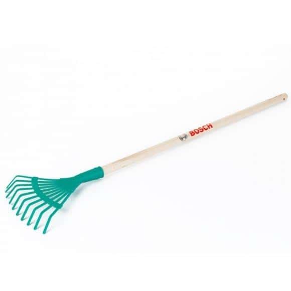 Bosch Garden Rake with Wooden Handle - perfect for raking leaves