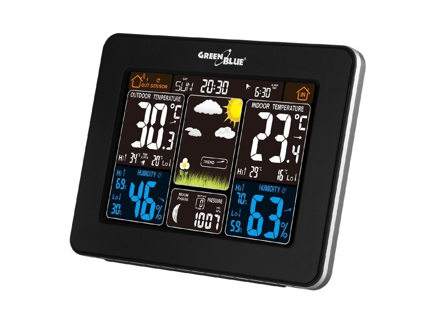 GreenBlue GB523 - Weather Station with LCD Display
