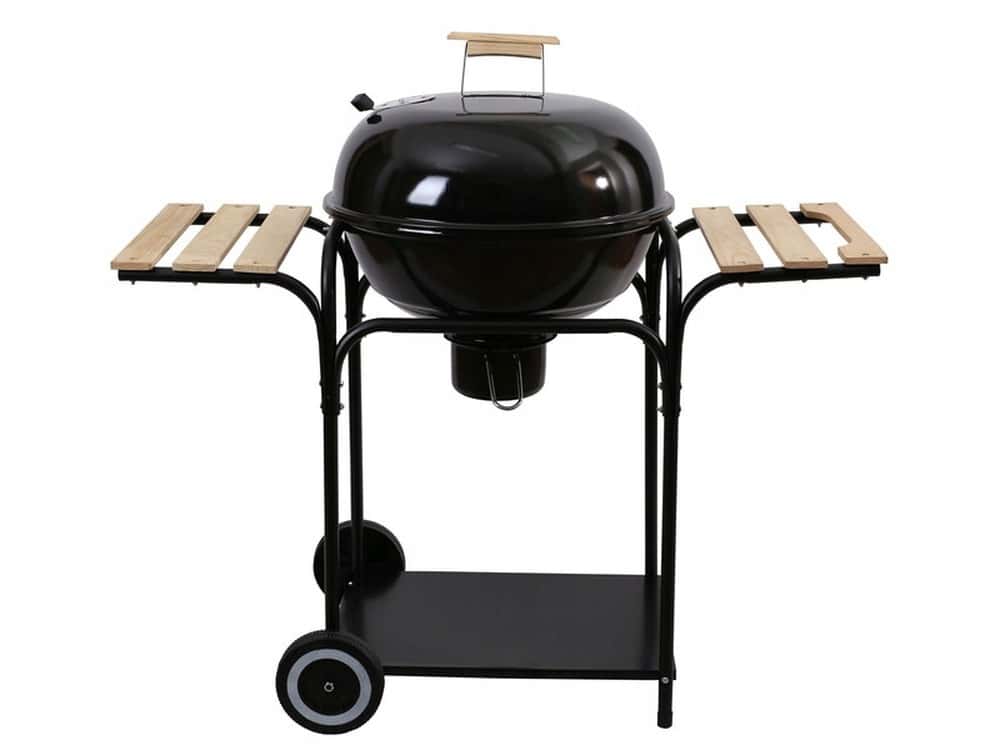 Spherical grill with shelf - ideal for summer evenings