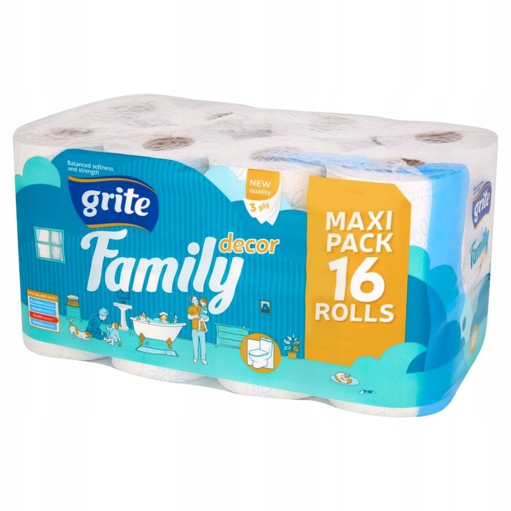 GRITE Family Papier toaletowy 16 rolek