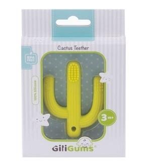Giligums Teether Cactus yellow - ideal for teething babies