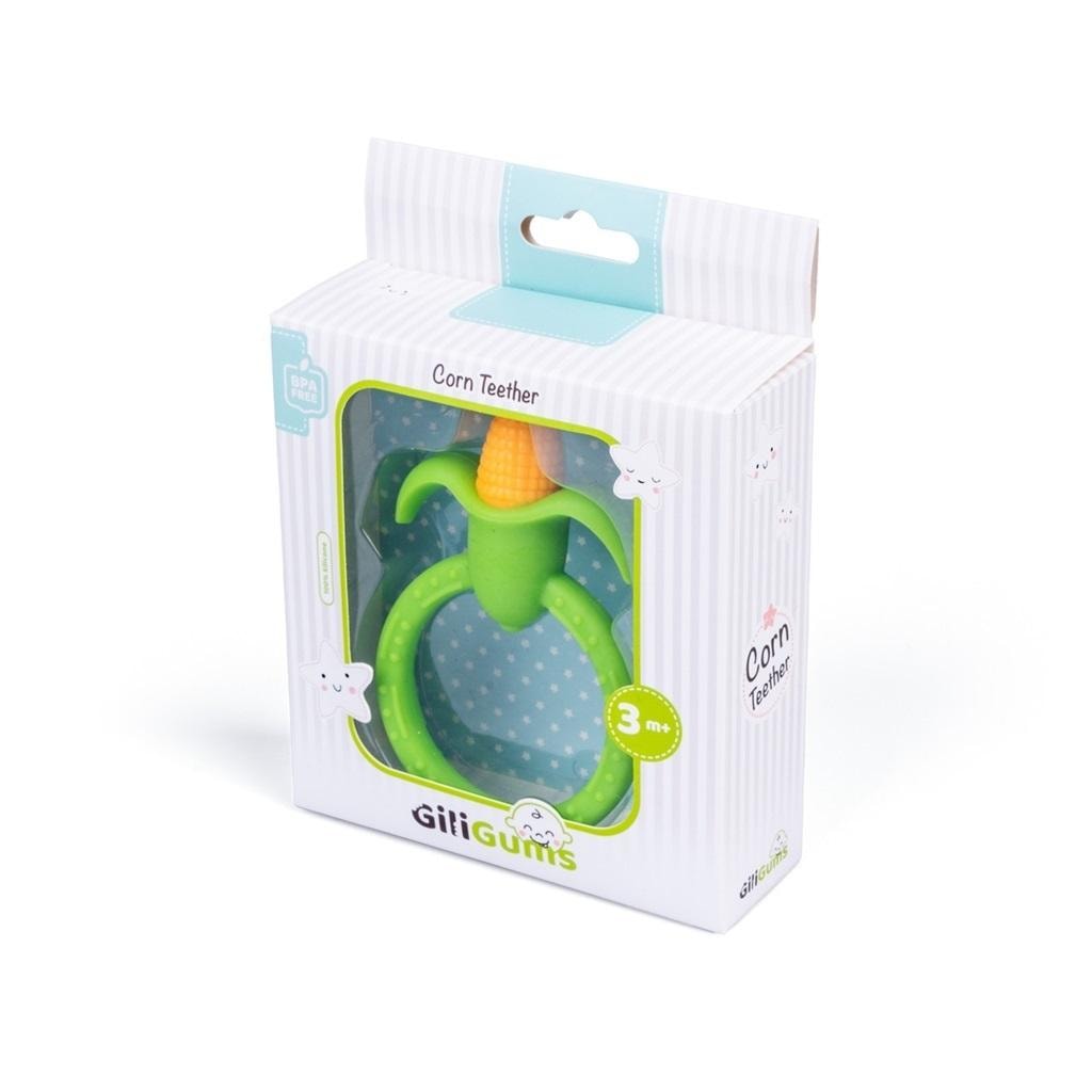 Giligums Silicone Corn Teether - Relief for teething babies