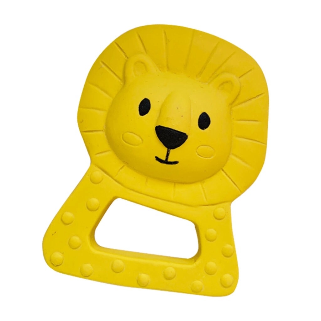 SES Creative Lion Teether - Natural rubber, relief for teething babies