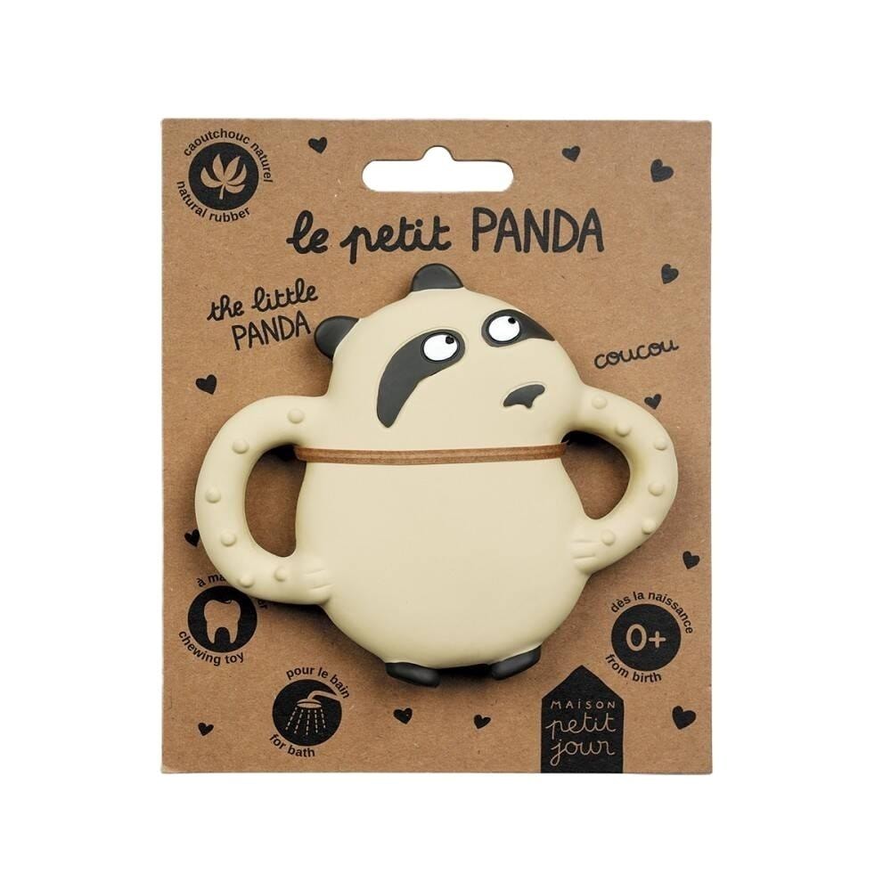 Panda Teether made of natural rubber - ideal for babies