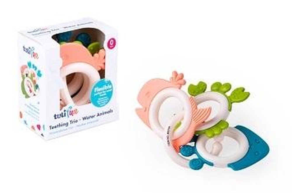 Tulifun Teething trio - oceanic teething companions