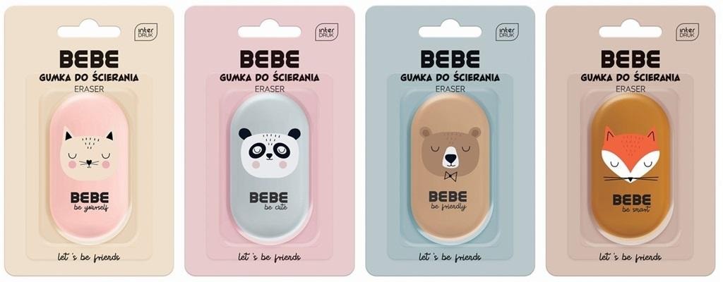 BB Friends Oval Eraser - Mix Designs for Kids