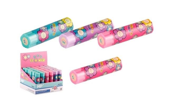 Happy Flower Erasers - 36 pieces of joy and color