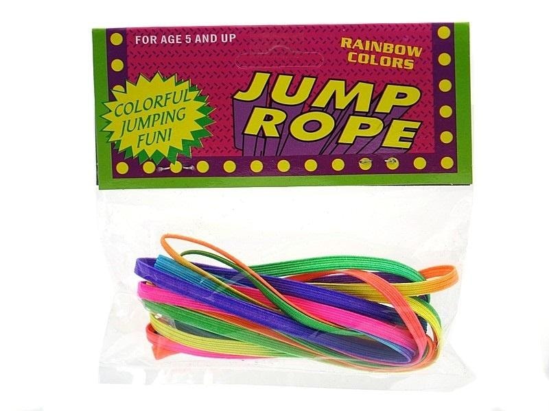 Jumping rope 3m multicolor PVC - ideal fun for children