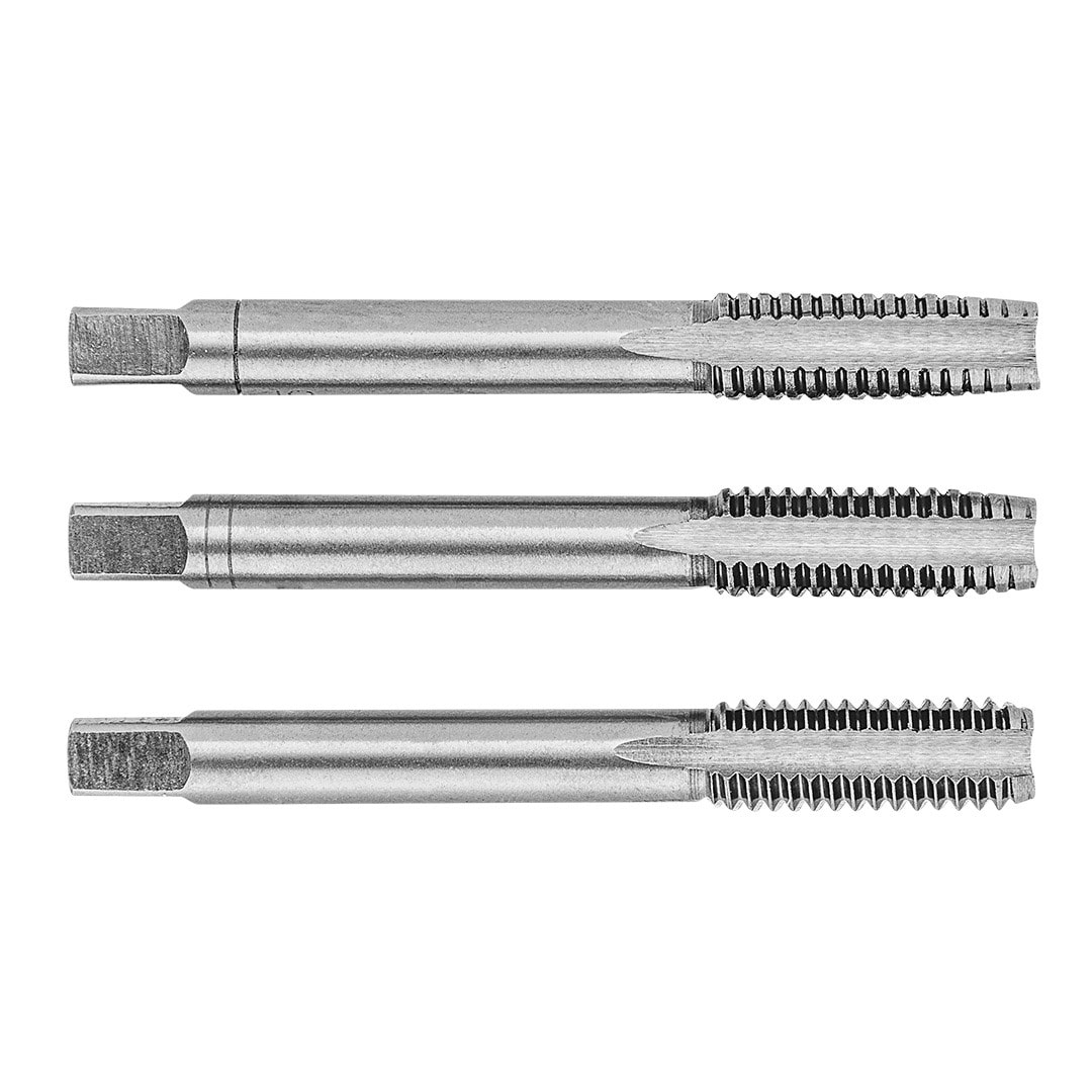 TOPEX Taps M8, 3 pieces - reliable threading tool