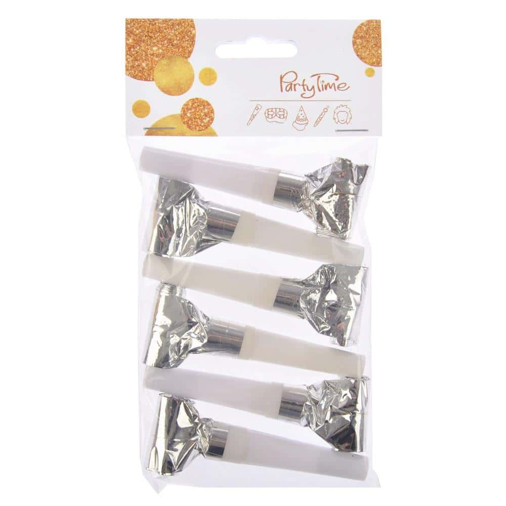 Celebrate! Foil whistles - 6 pieces of joy for the party!