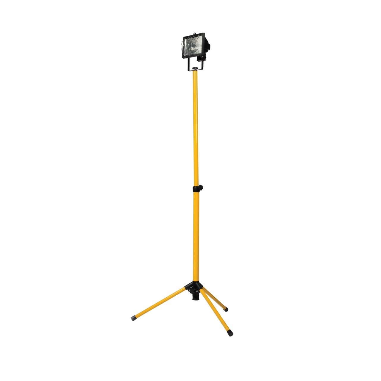 Halogen spotlight on tripod 1x500 Watt - Portable and reliable
