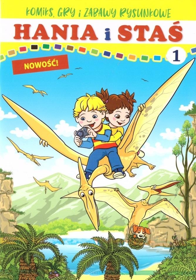 Hania and Staś 1 - Comic, games and drawing fun for kids