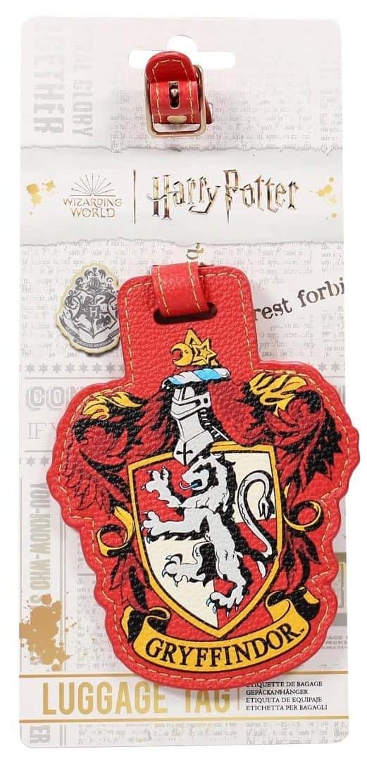 Harry Potter Gryffindor Crest Luggage Tag - perfect for fans