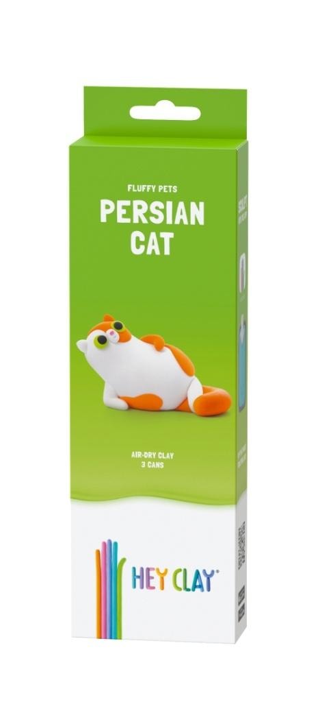 Hey Clay - Persian Cat - Creative set with plasticine clay
