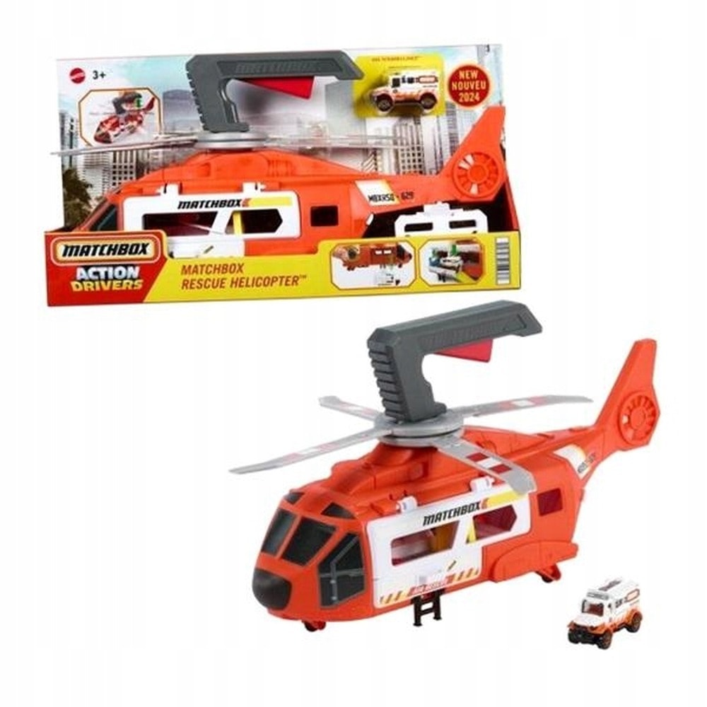 Matchbox Rescue Helicopter - toy for little pilots