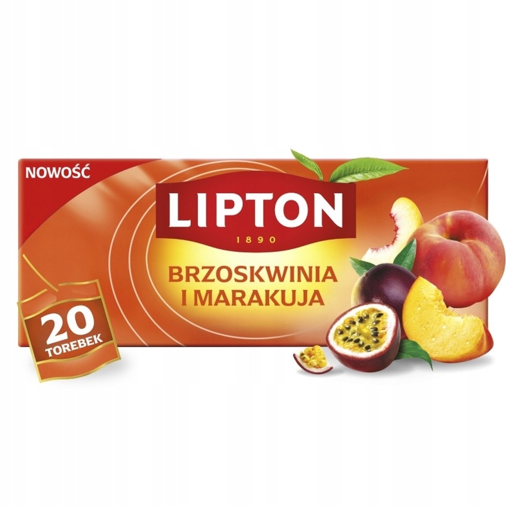 Lipton Peach Maracuja Tea - Exotic delight in every bag