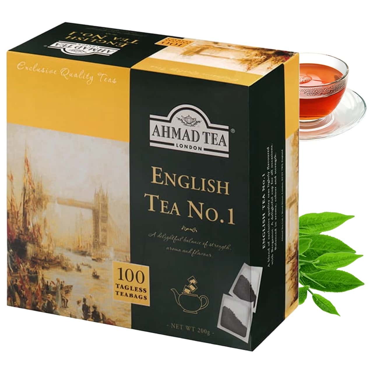 Ahmad Tea English Tea No. 1 - Black Tea 100 Tea Bags