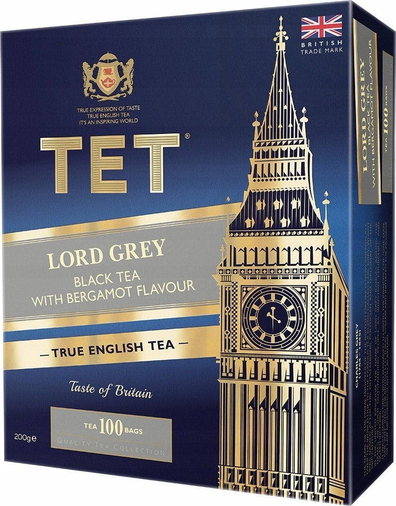 Ahmad Tea Earl Grey - Black tea with bergamot 100 bags perfect for any time of day