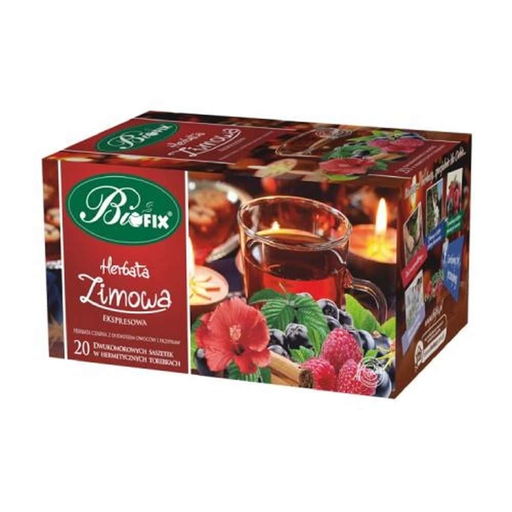 Bifix Herb Black Winter Tea - warming tea with cloves and cinnamon for winter evenings