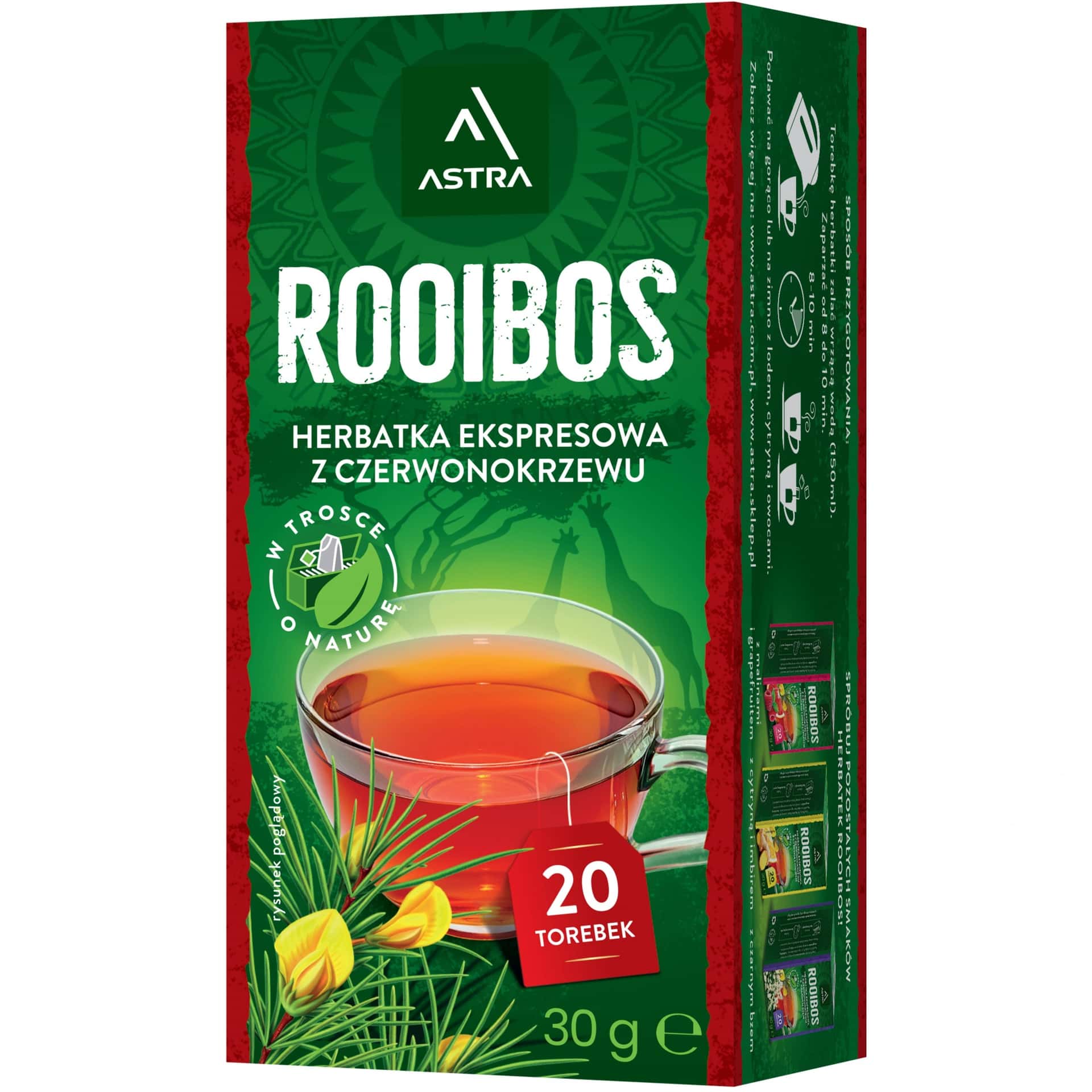 Astra Rooibos - Rooibos Tea 20 bags - perfect for relaxation