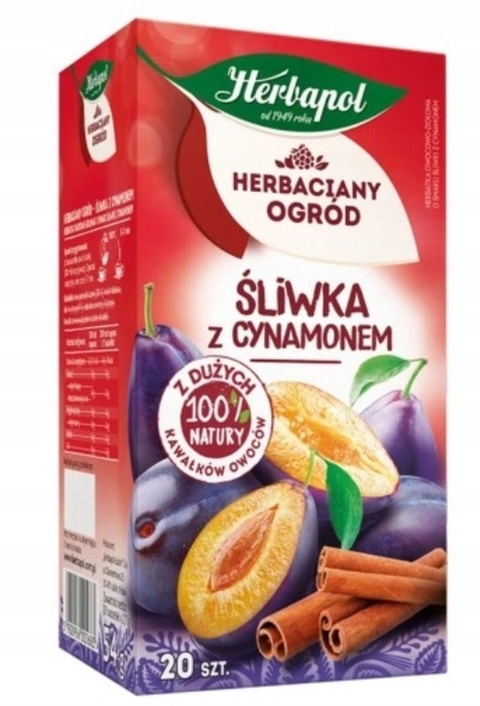 Herbaciany Ogród Fruit tea plum with cinnamon - warming drink