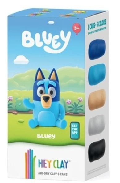 Hey Clay - Bluey Figure with accessories 5-piece set - Develop creativity!