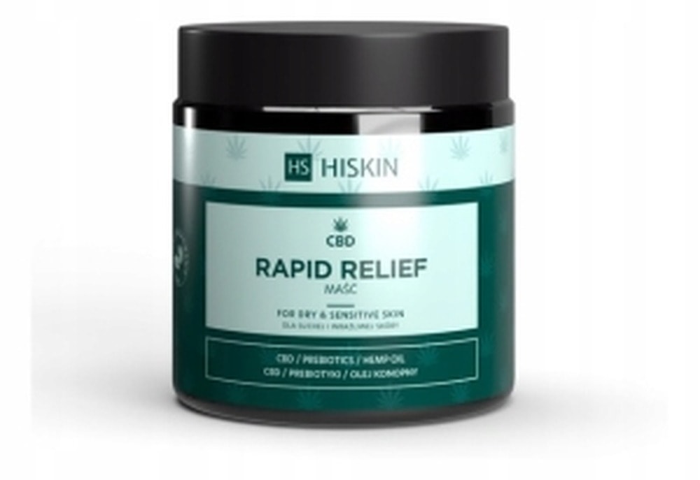 Hiskin Rapid Rel Face Mask with CBD 120 ml - Soothing for Your Skin