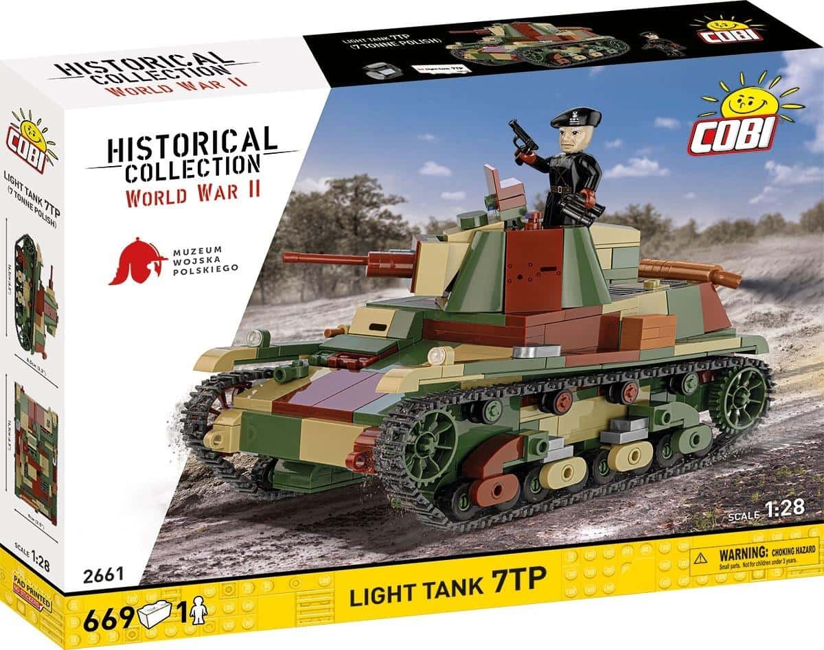 COBI Light Tank 7TP Historical Collection - 669 pieces