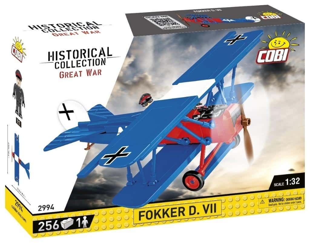 COBI Fokker D. VII - Building Blocks, Airplane from World War I