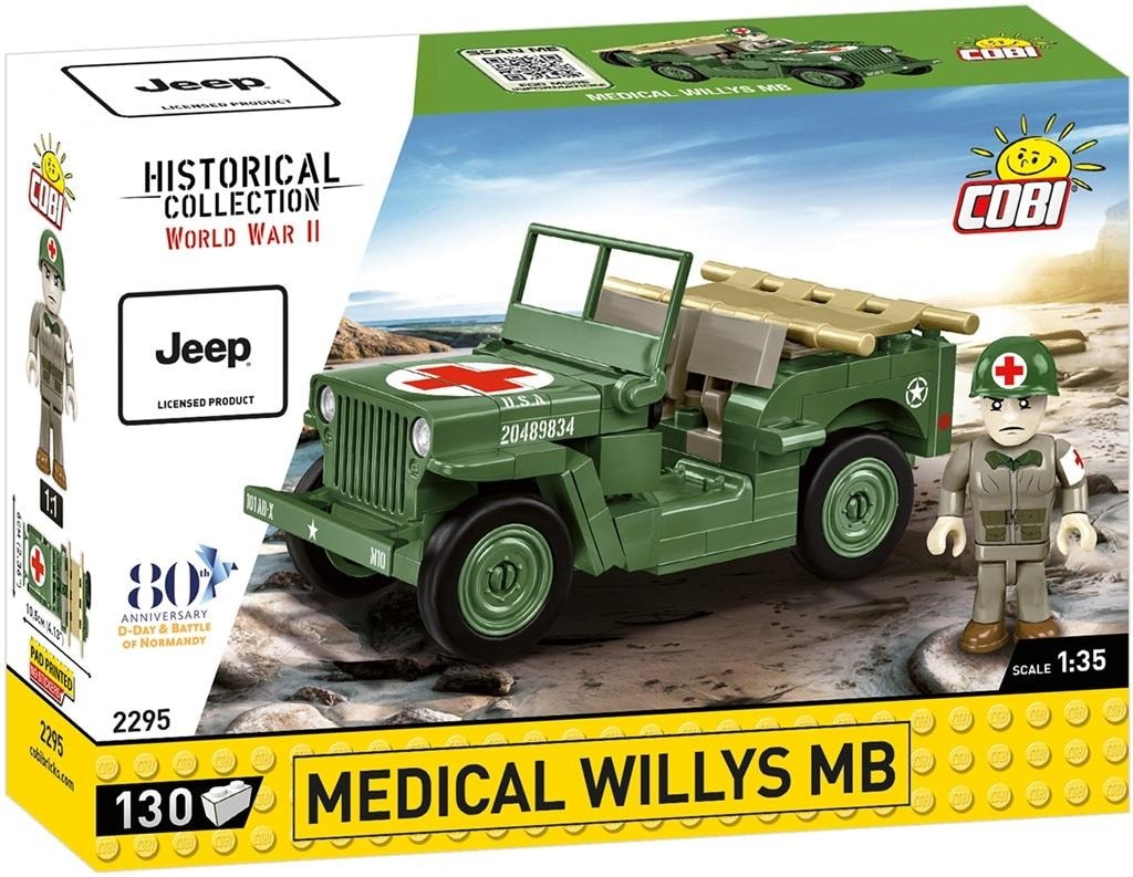 COBI Blocks Medical Willys MB - Build a legendary vehicle!