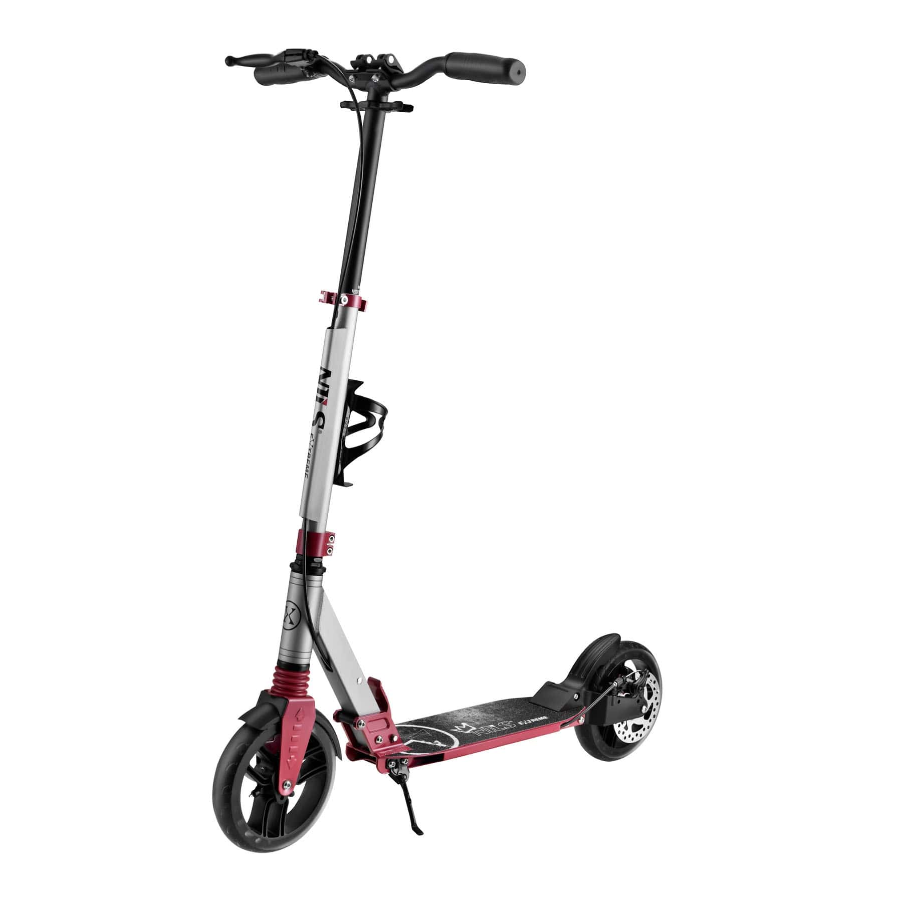 Nils Extreme HM122T LED Scooter with disc brake pink