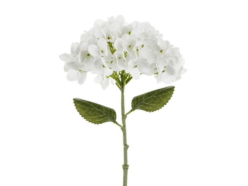 PartyDeco Artificial white hydrangea 35 cm - perfect decoration