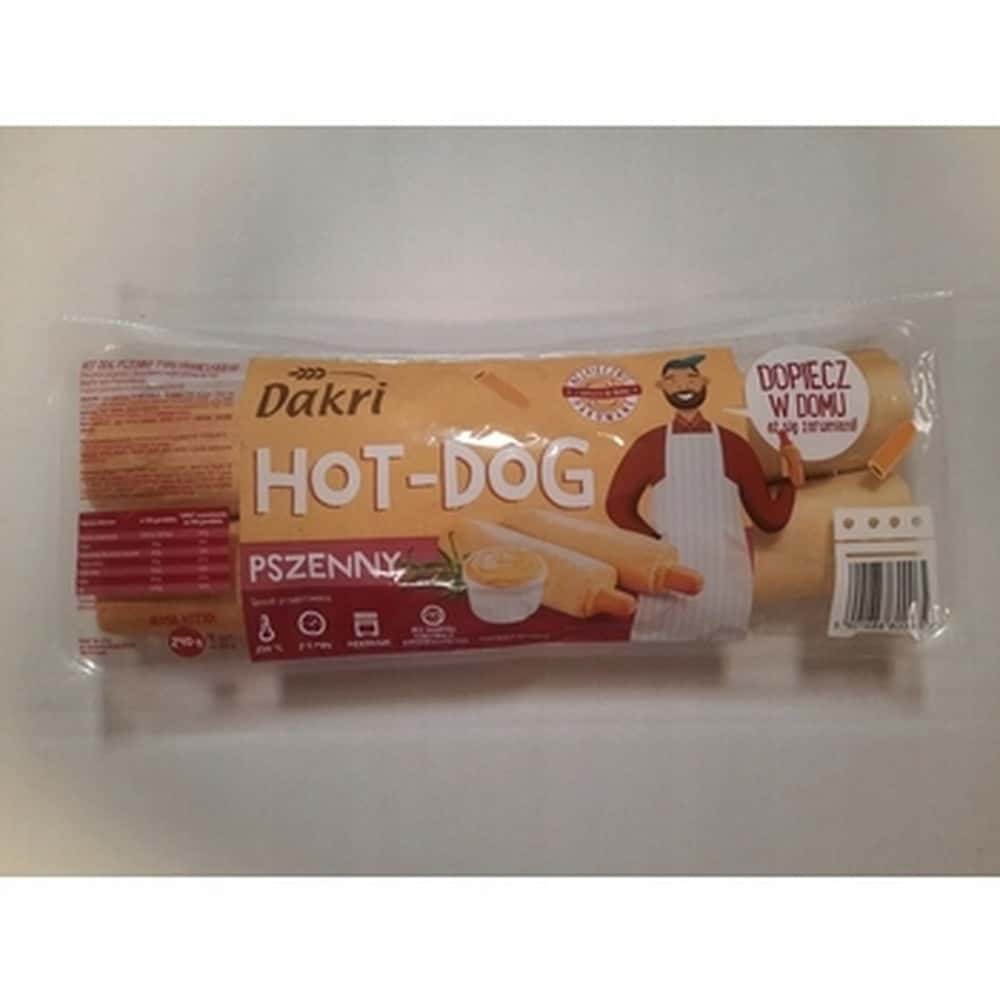 DAK Hot Dog Graham - 4 pieces in a bun, perfect for a quick snack