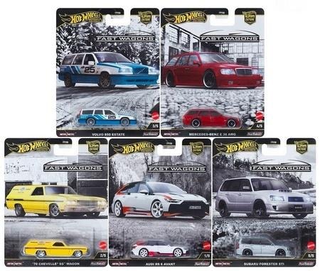 Hot Wheels Iconic Cars Mix - 10 pieces collectible models