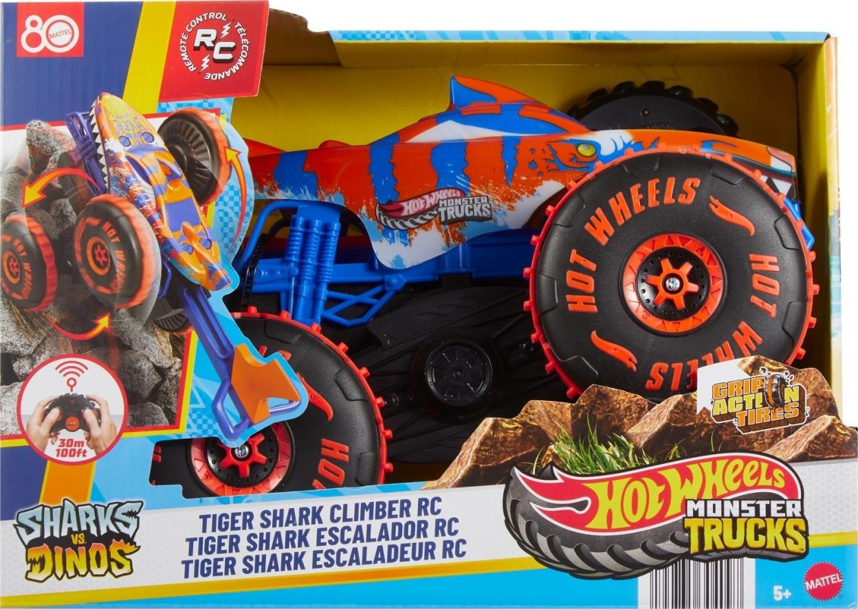 Hot Wheels Monster Truck Tiger Shark RC - remote controlled monster