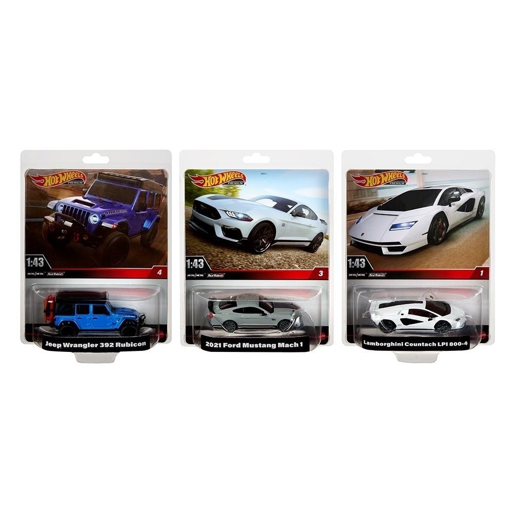 Hot Wheels Premium - Vehicle Mix 1:43 (6 pcs) - Collector's item