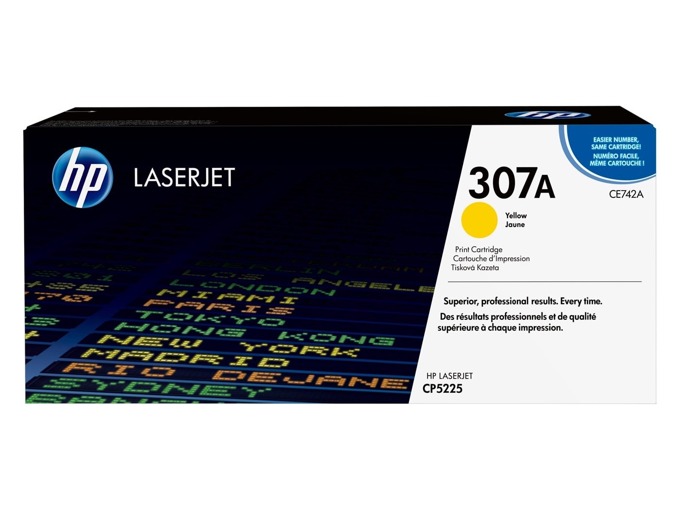 HP 307A Original yellow toner cartridge LaserJet - quality guarantee