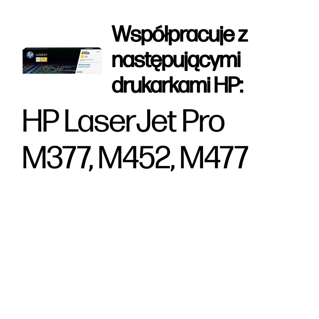 HP 410A Original Yellow LaserJet Toner - Excellent Print Quality