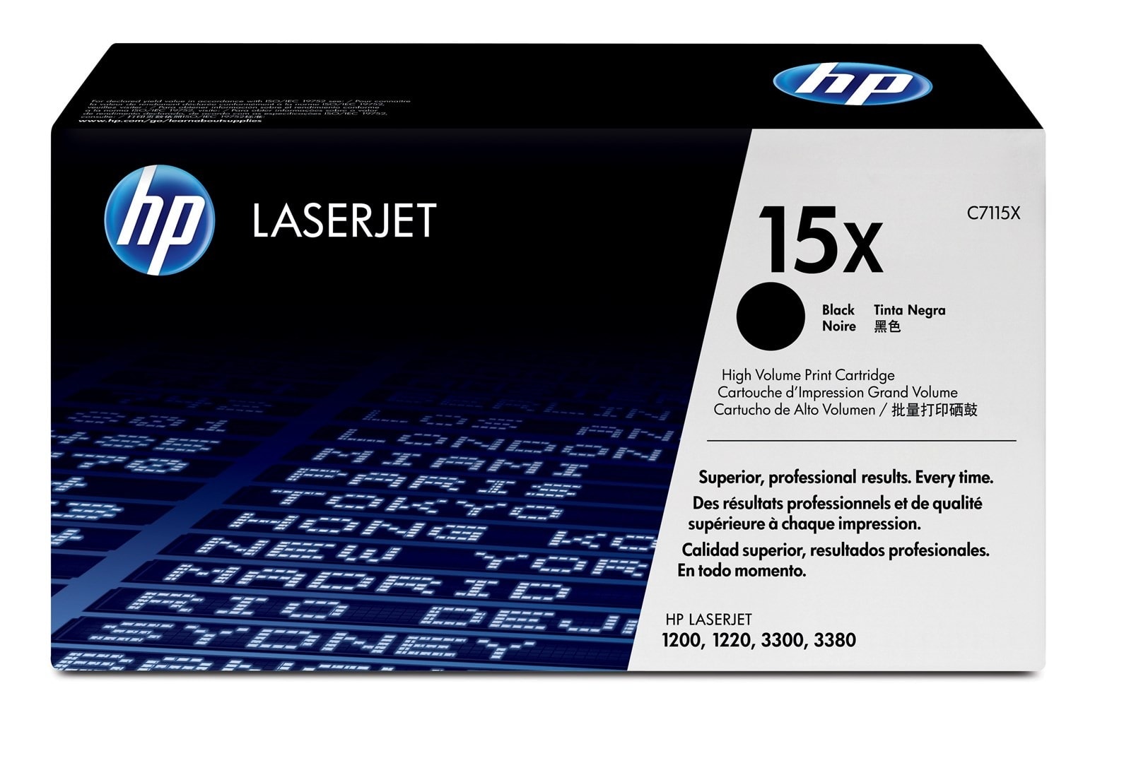 HP Toner Black - High-performance toner for laser printers
