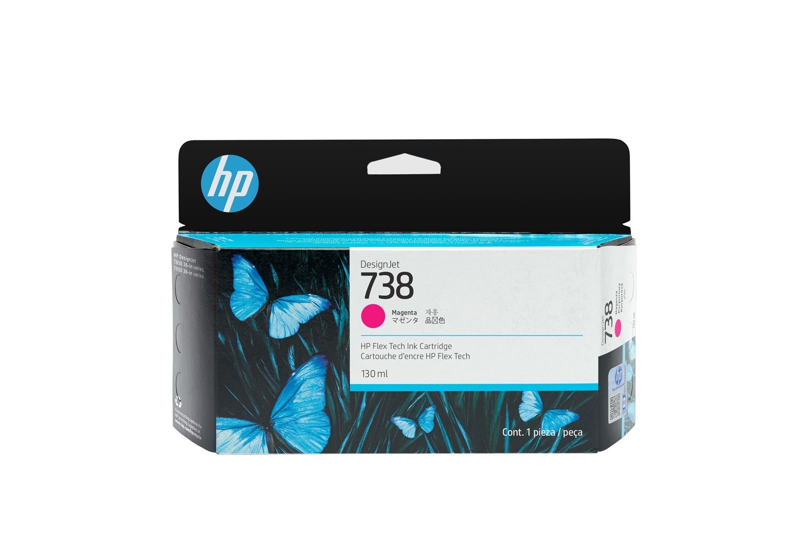 HP DesignJet 738 - Magenta Ink Cartridge 130 ml