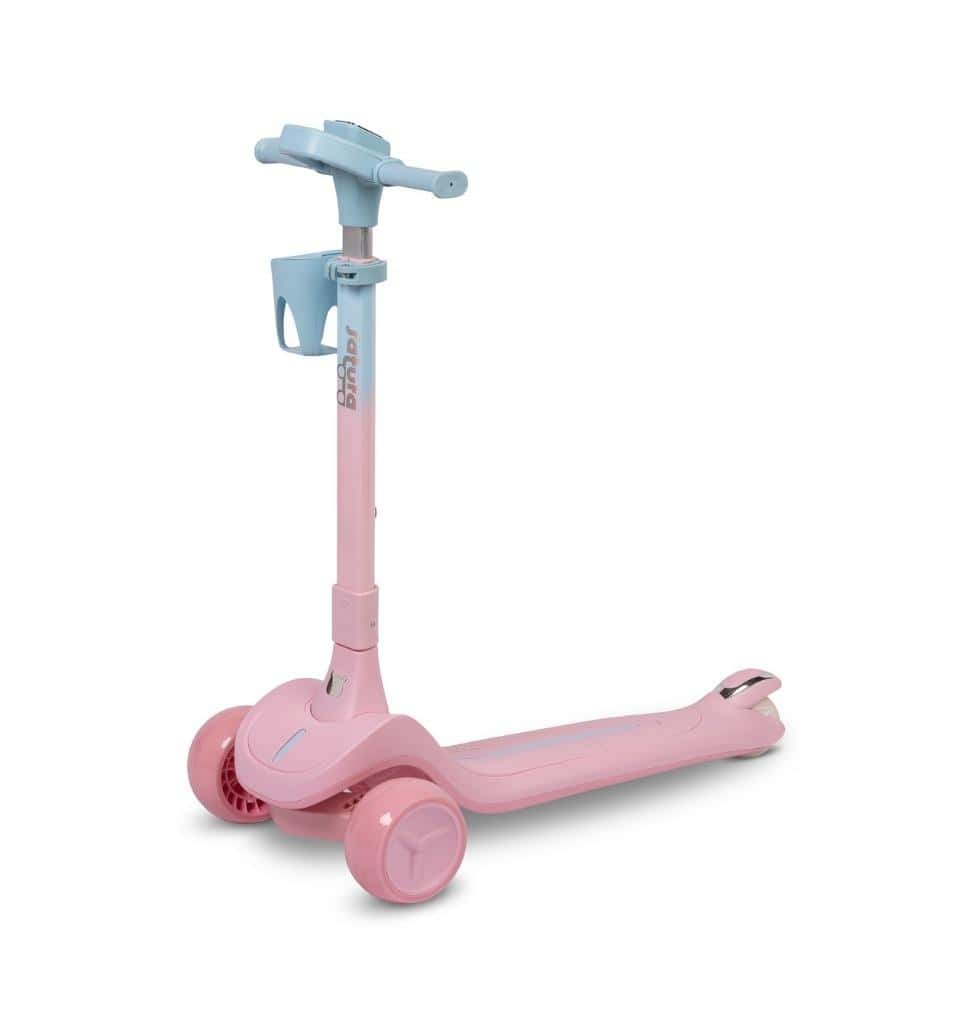 Satura Three-wheeled balance scooter pink - perfect as a gift