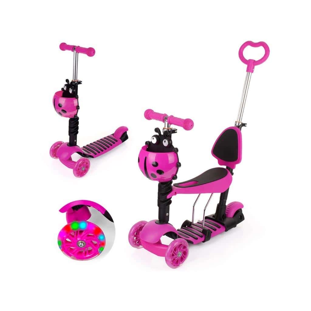 Children's scooter with seat balance LED - ideal as a gift